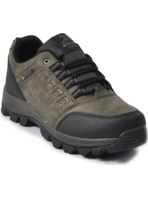 Unisex Siyah İçi Kürklü Kaymaz Taban Trekking Bot Haki