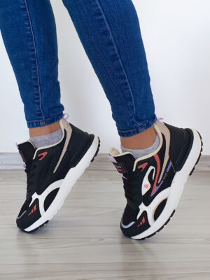 Siyah Somon Günlük Spor Ayakkabı Sneaker 5979 - Görsel 2