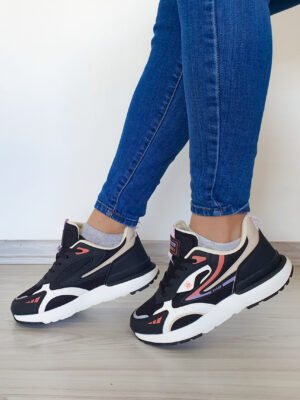 Siyah Somon Günlük Spor Ayakkabı Sneaker 5979 - Görsel 4
