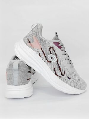 Kadın Buz Pembe Triko Spor Ayakkabı
