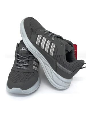 Unisex Hafif Rahat Spor Ayakkabı Sararmaz Taban Füme - Görsel 2